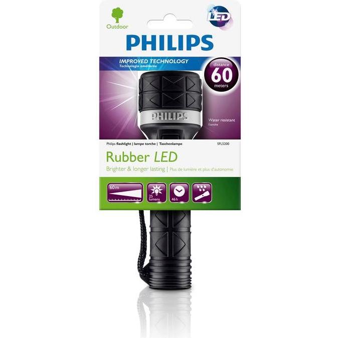 Thumbnail - Philips, Taschenlampe, LED Flashlight Rubber (31.20 cm, 25 lm)