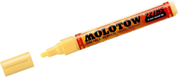 Actual product image Molotow Permanent marker One4All 227 HS refillable 4mm vanilla pastel (1x)