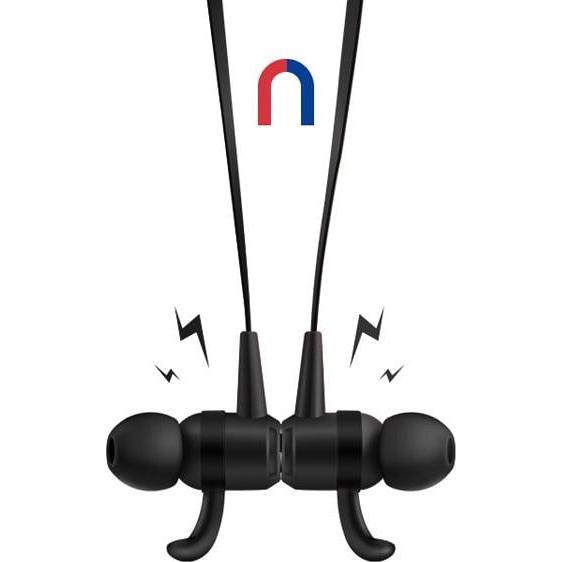 Thumbnail - Savio WE-02 Kabellose Bluetooth-Kopfhörer (keine Geräuschunterdrückung, 120 h, Kabellos), Kopfhörer, Schwarz