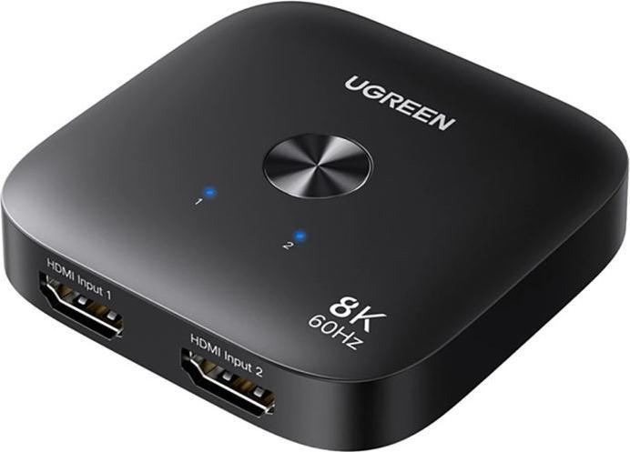 Ugreen Przełącznik / Switch HDMI AW700, 2x1, 8K 60Hz