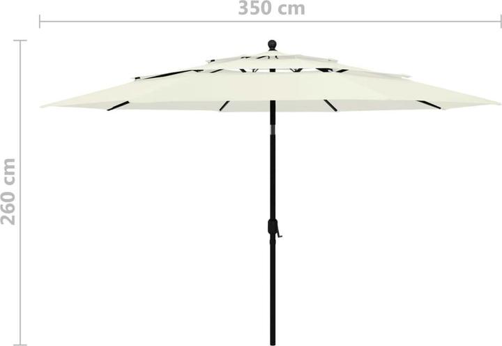 Image du produit vidaXL Sonnenschirm (3.50 m)