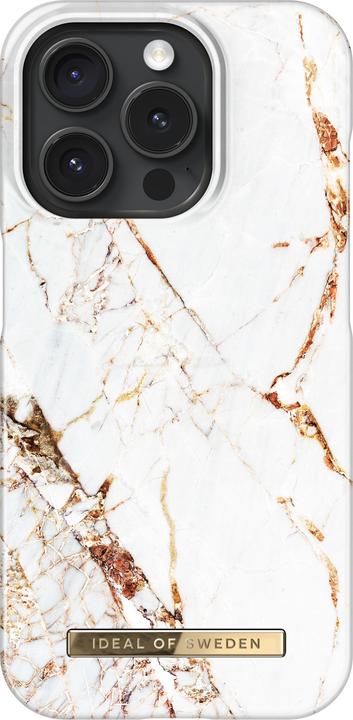 Produktbild iDeal Of Sweden iPhone 15 Pro Magsafe Case, Carrara Gold (Apple iPhone 15 Pro)