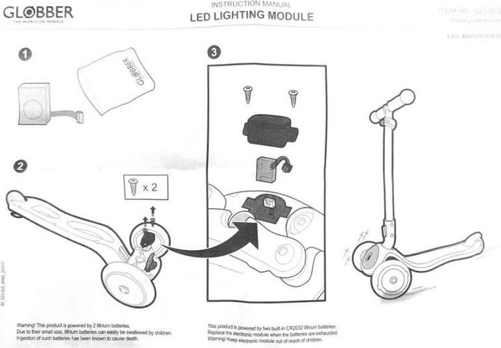 Immagine prodotto Globber Ersatzmodul für Roller