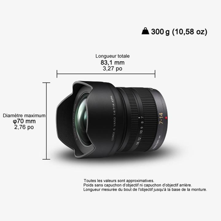 Actual product image Panasonic Lumix G Vario 7-14mm f/4 ASPH. (Micro Four Thirds, Micro Four Thirds)
