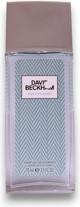 Produktbild David Beckham Aqua Classic natural spray deodorant, Men, 75ml (Spray, 75 ml)