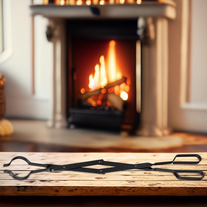 Actual product image Relaxdays Fireplace tongs