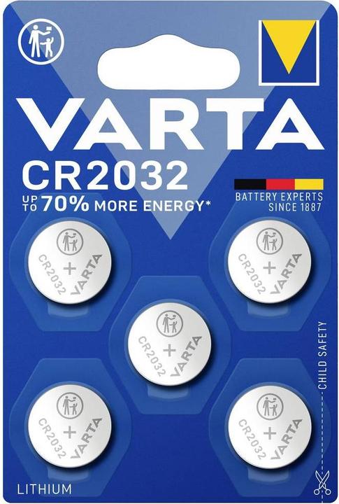 Immagine prodotto Varta Cr2032 (5 pz., CR2032, 230 mAh)