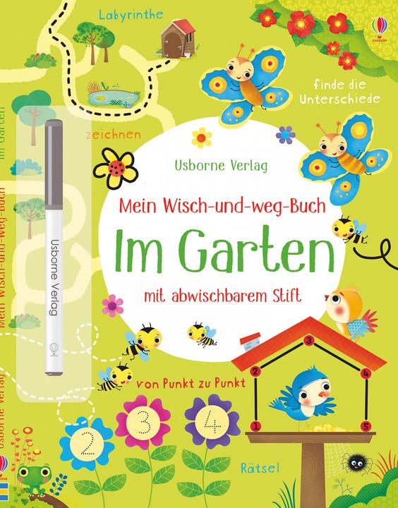 Actual product image My wipe-and-go book: In the garden (German, Kirsteen Robson, 2018)