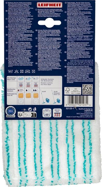 Produktbild Leifheit Wischbezug CLEAN TWIST M Ergo micro duo (1 Stk.)