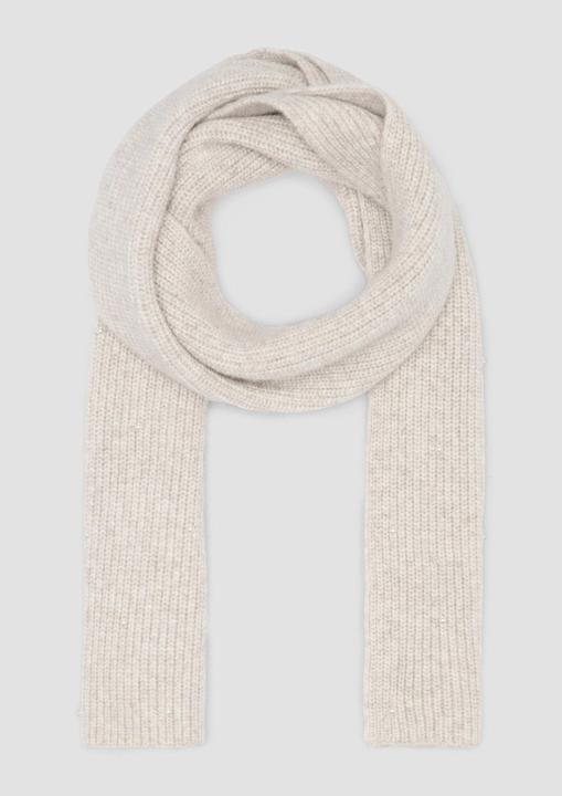 Actual product image S.Oliver Tuch Gestrickter Schal mit Schmuckperlen