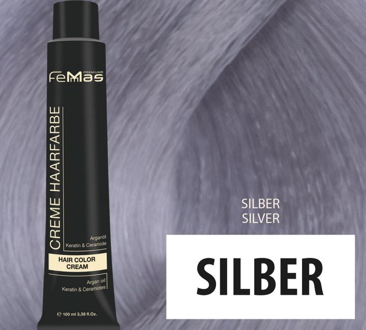 Immagine prodotto FemMas Argento) Colore per capelli Pure & Mix 100ml (Argento)