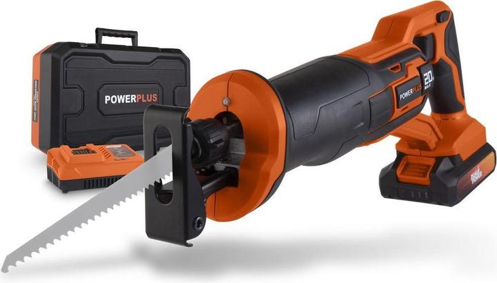 Produktbild Powerplus Dual Power Säbelsäge 20V - inkl. Akku 20V 2.0Ah und Ladegerät