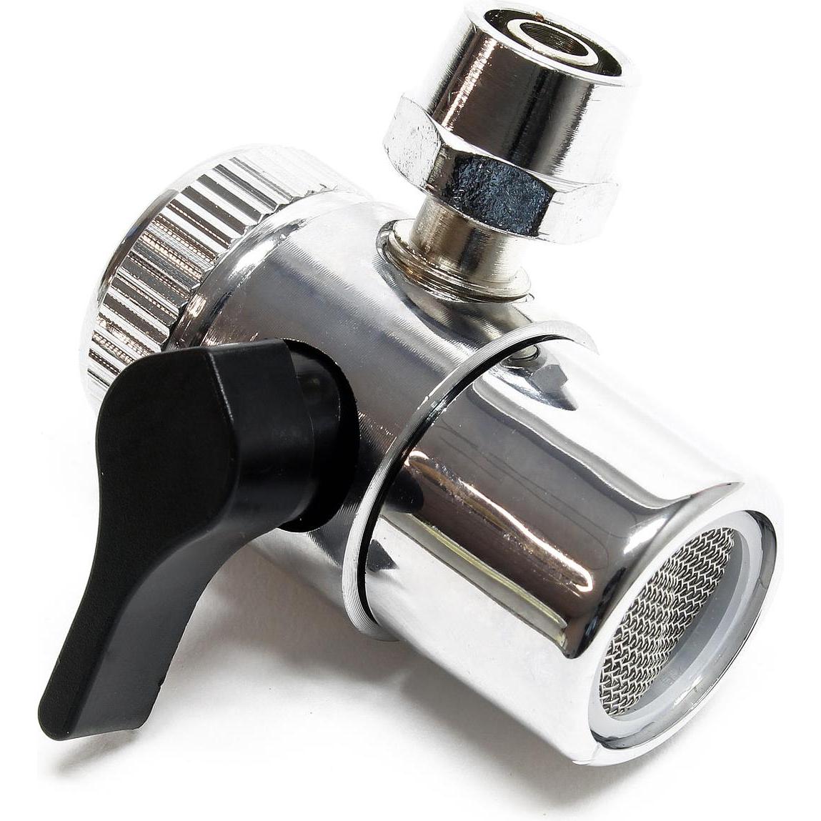 Naturewater, Schlauchanschluss + Schlauchverbinder, Zweiwegehahn Wasserhahn Adapter