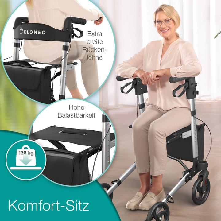 Immagine prodotto Aktivshop Leichtgewichtrollator »Move«, Silber