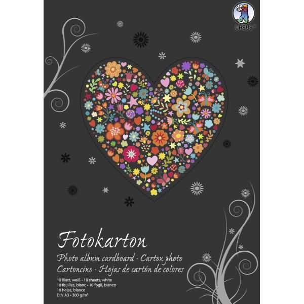 Image du produit Ursus Bloc de carton pour photos (300 g/m², 10x)