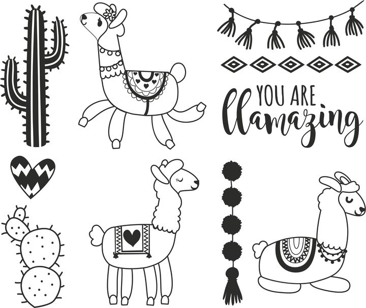 Immagine prodotto Heyda Set di francobolli lama 12x10x3cm 204888676 marrone 10 pezzi