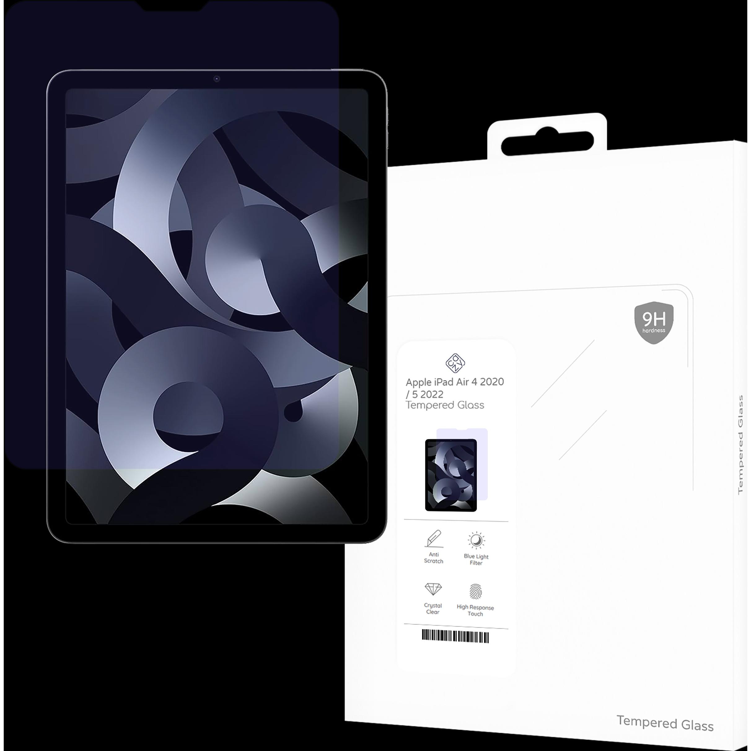 Cazy Filter Schutzglass Kompatibel mit iPad Air 2022 (5th Gen)/iPad Air 2020 (4th Gen) - Displayschutz (1 Stück, iPad Ai...