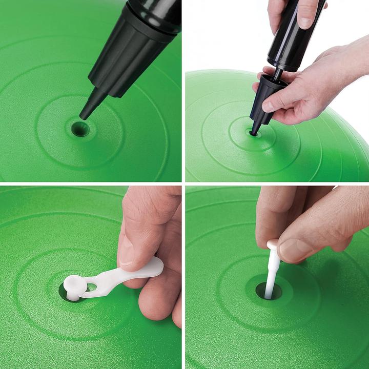 Actual product image Bodymate Gymnastikball mit E-Book und Pumpe, 75 cm (75 cm)