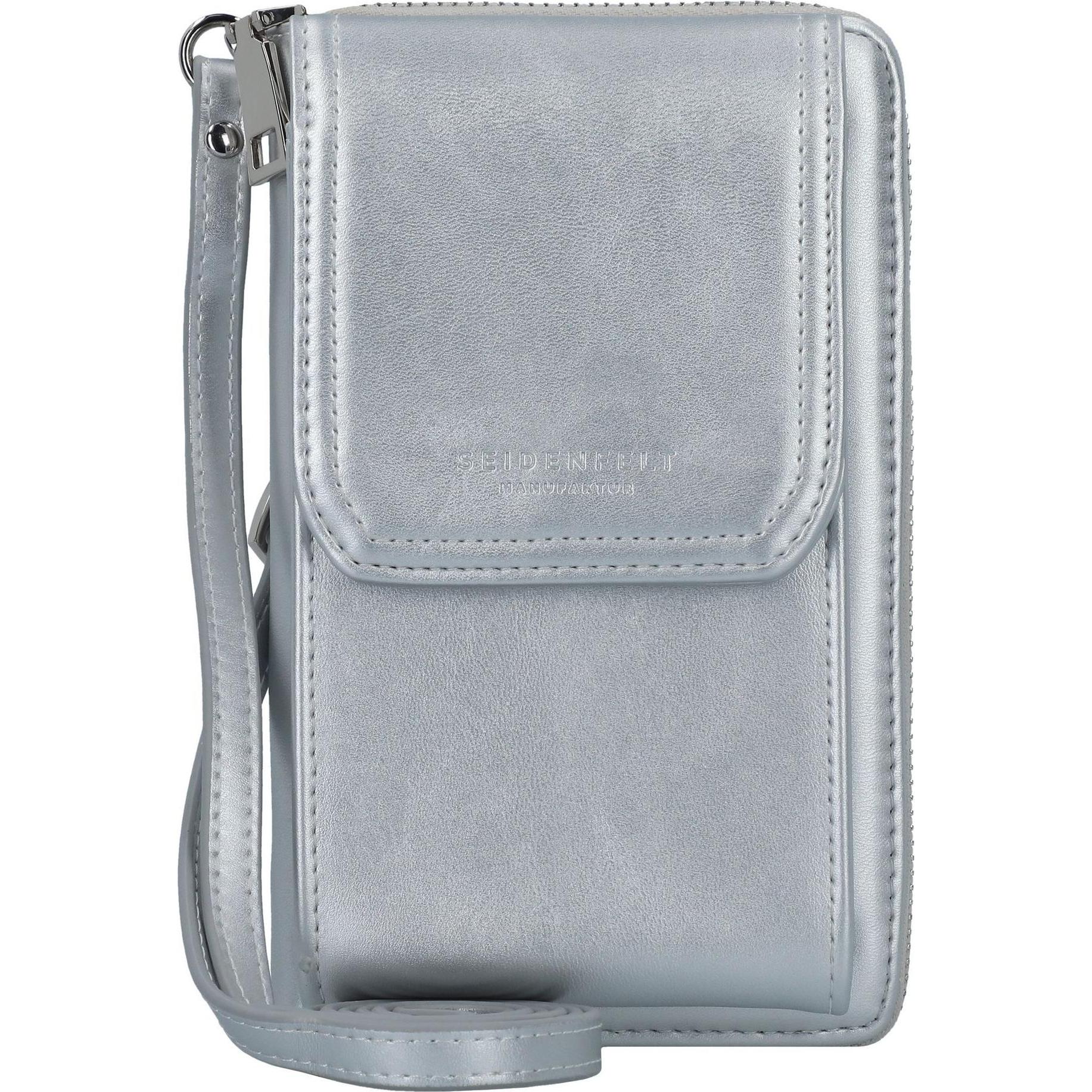 Seidenfelt, Handtasche, Sanna Handytasche 11 cm, Silber