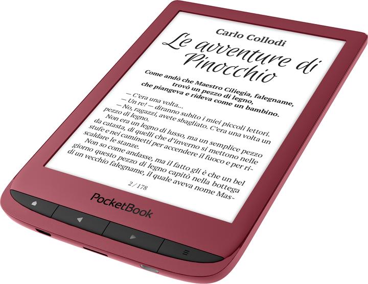 Produktbild PocketBook Touch Lux 5 (6", 8 GB, Ruby Red)