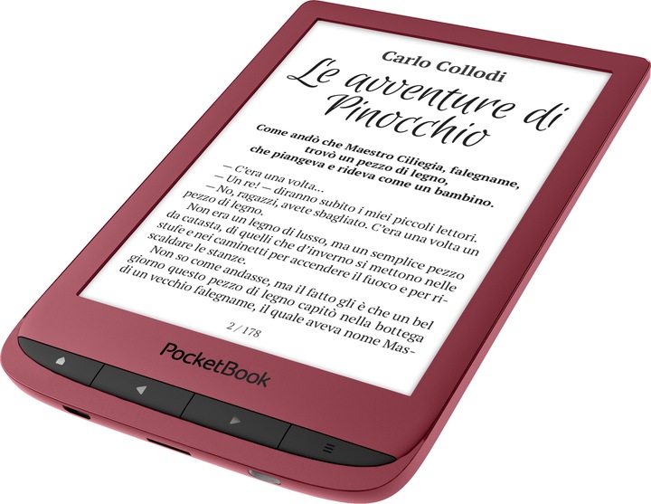 Actual product image PocketBook Touch Lux 5 (6", 8 GB, Ruby Red)