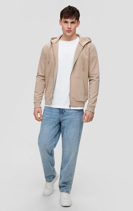 Produktbild S.Oliver T-Shirt Baumwollshirt mit Rollkante und Flammgarnstruktur (XXL)
