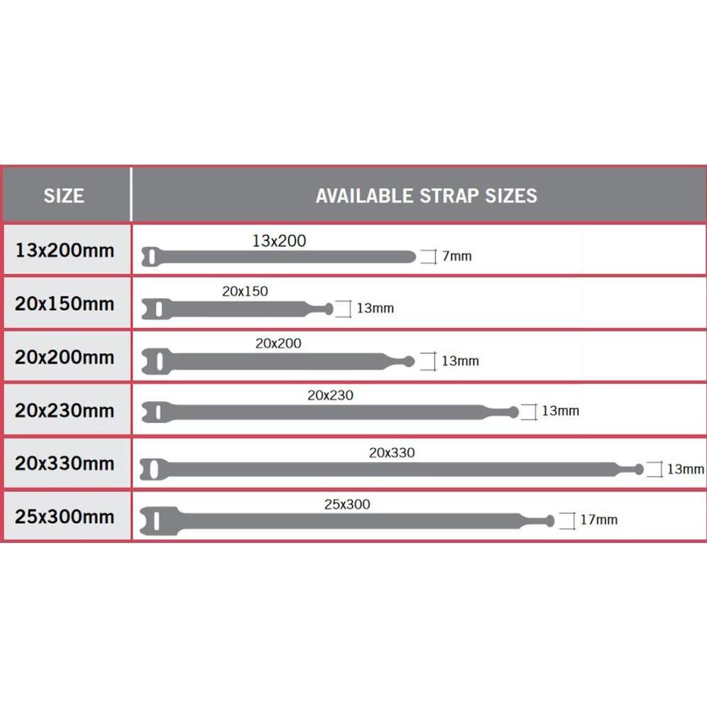 Thumbnail - Velcro brand, Kabelbinder, Professional Markenkabelbinder (Kunststoffkabelbinder, 330 mm, 25 Stk.)
