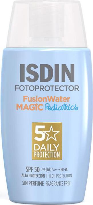 Actual product image Isdin Fusion Water SPF50 (Suntan cream, SPF 50, 50 ml)