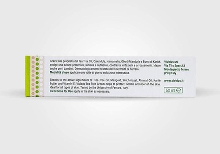 Image du produit Vividus Crème Tea Tree 50ml (50 ml, Tonique visage)