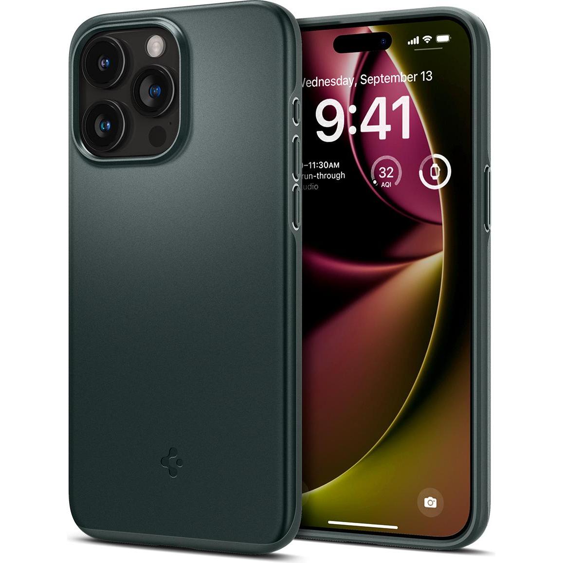 Thumbnail - Spigen ACS06548 (Apple iPhone 15 Pro Max), Smartphone Hülle, Grün