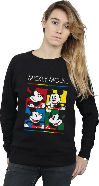 Immagine prodotto Disney Mickey Mouse Square Colour Felpa Donna (M)
