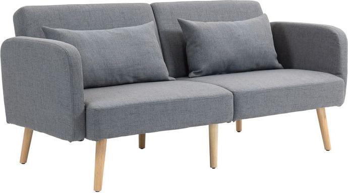 Immagine prodotto Swisshandel24 Divano letto a 3 posti, letto matrimoniale per ospiti, fino a 240 kg, schienali pieghevoli (3 posti)