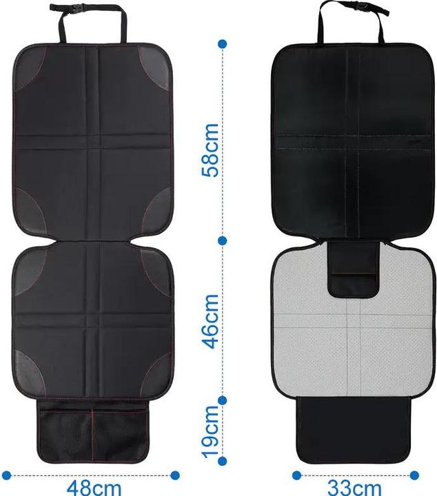 Image du produit Cbx 2er-Set Autositzunterlage mit Stauraum – Schutz & Ordnung für jeden Kindersitz