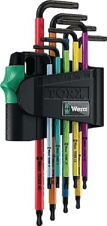 Productafbeelding Wera Tx Sleutelset Tx8/Tx40 Lang Multicolour 9 Stuks