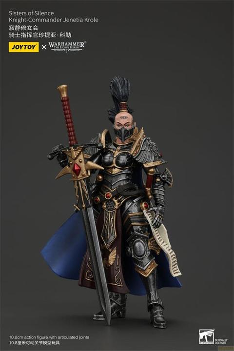 Produktbild Joy Toy Warhammer The Horus Heresy Actionfigur Sisters of SilenceKnight-Commander Jenetia Krole 19 cm