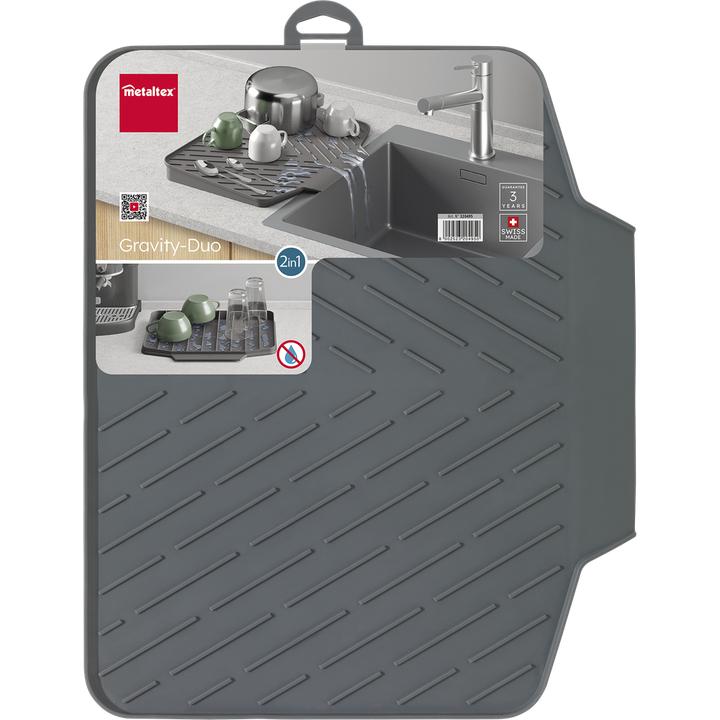 Immagine prodotto Metaltex Abtropfmatte Gravity-Duo 2in1 40x33x3 cm