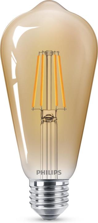 Image du produit Philips Lampe LED ST64 (E27, 4 W, 250 lm, 1 x, F)