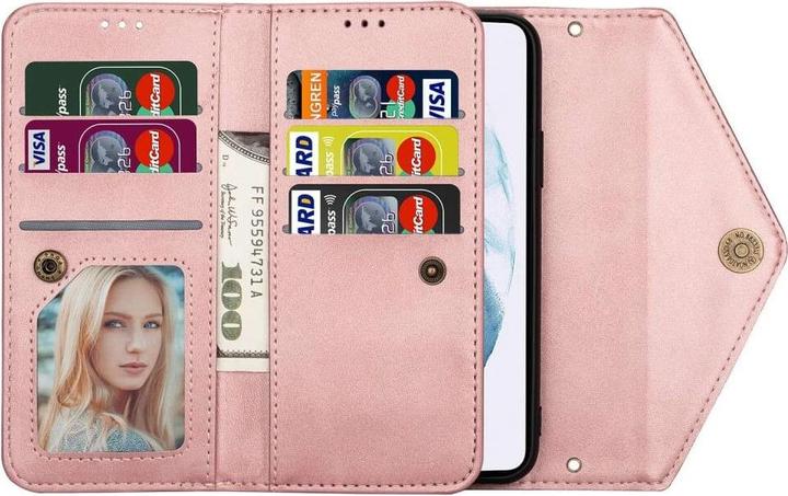 Actual product image Cover-Discount Galaxy A34 - wallet case pink (Samsung Galaxy A34 5G)