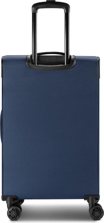 Actual product image Bugatti Valencia Soft 4 Rollen Kofferset 3-teilig mit Dehnfalte (190 l)