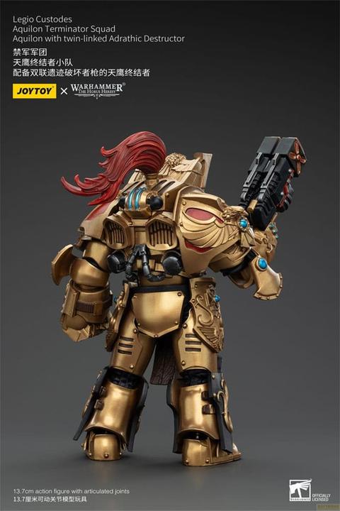 Produktbild Joy Toy Warhammer The Horus Heresy Actionfigur 1/18 Legio Custodes Aquilon Terminator Squad Aquilon with twi