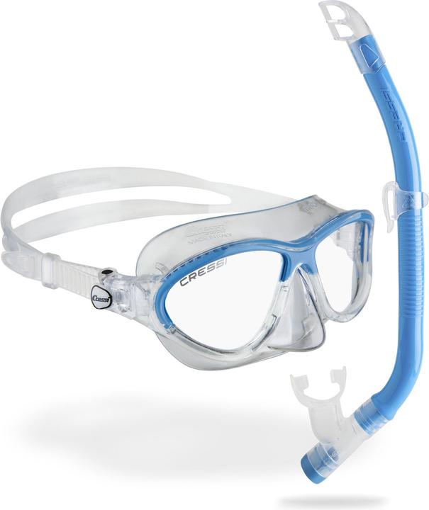 Transparent / Bleu