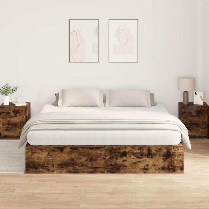 Actual product image vidaXL Aufbewahrungsbettgestell (200 x 200 cm)