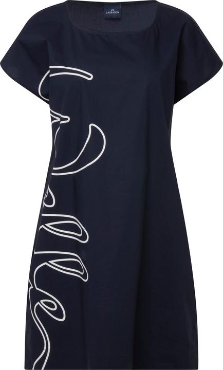 Immagine prodotto Laurasøn Kleid, Straight Fit, Rundhals, seitlicher Schriftzug Welle (S)