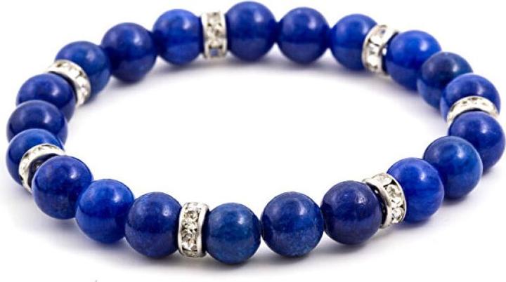 Immagine prodotto Beneto Bracciale di perle di giada blu MINK71/18 (Giada)