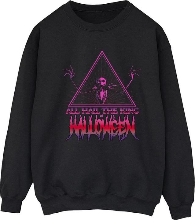 Actual product image Disney Womens/Ladies The Nightmare Before Christmas Halloween King Sweatshirt (L)