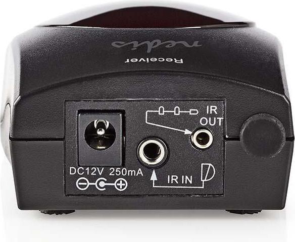 Produktbild Nedis IR-Fernbedienung Erweiterung Signalreichweite: 6.0 m 3 Geräte ABS Schwarz (Fernbedienung)