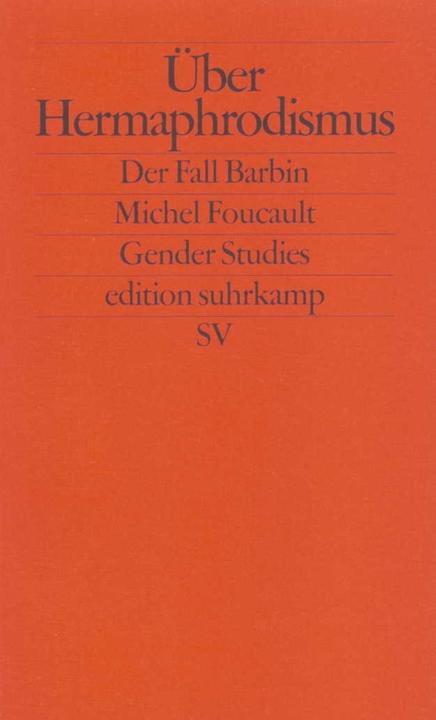 Produktbild Über Hermaphrodismus (Deutsch, Michel Foucault, 1998)
