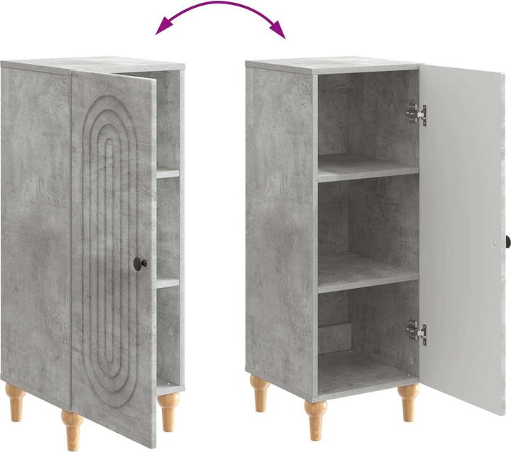Produktbild vidaXL Modernes Sideboard (34.50 x 33 x 90 cm)
