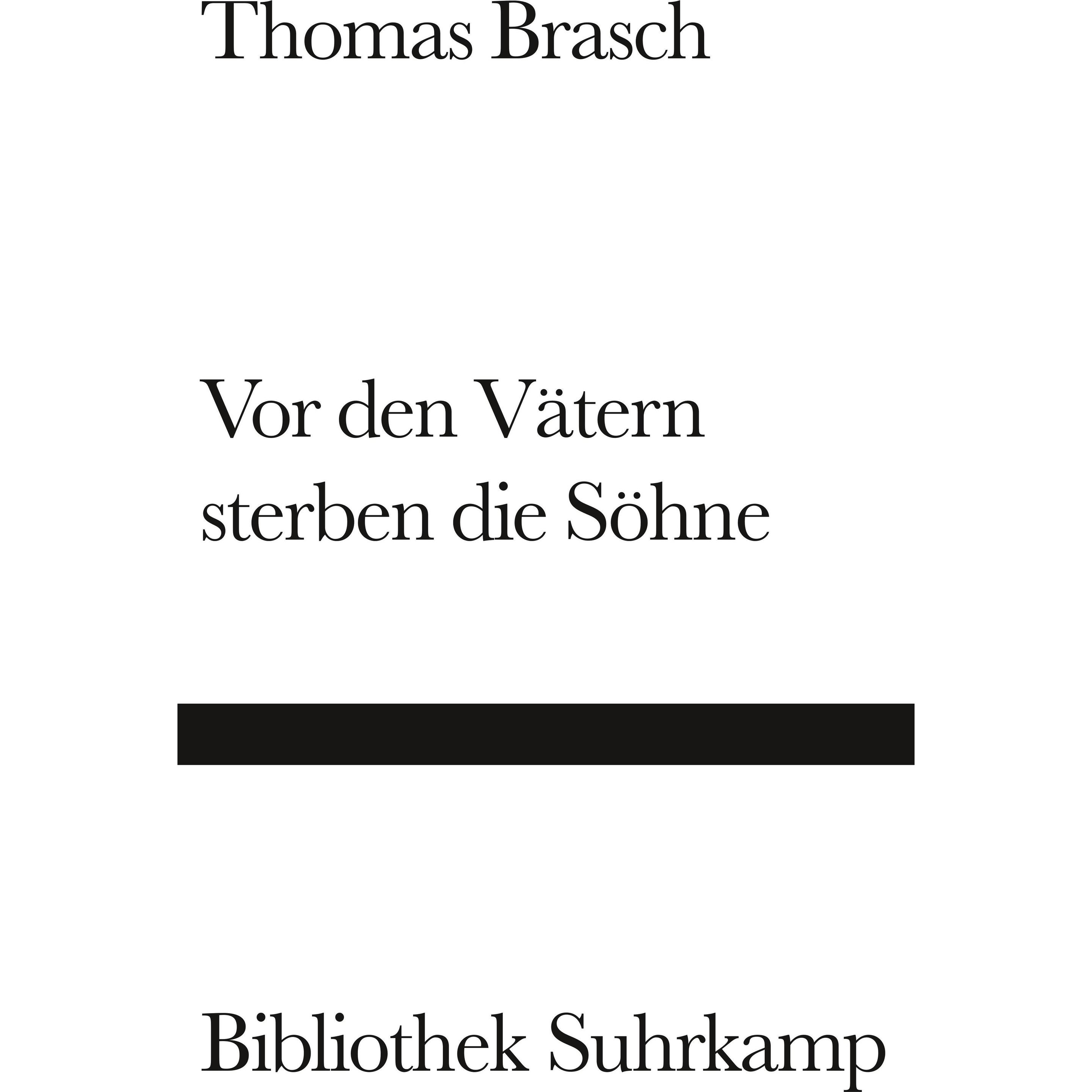 Thumbnail - Vor den Vätern sterben die Söhne, Belletristik von Thomas Brasch, Katja Lange-Müller