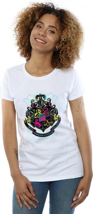 Actual product image Womens/Ladies Hogwarts Crest Cotton T-Shirt (XL)